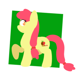 Size: 700x700 | Tagged: safe, artist:askteenapplebloom, apple bloom, earth pony, pony, g4, female, smiling, solo