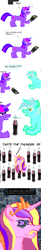 Size: 469x2848 | Tagged: safe, artist:captain_fruitslime, lyra heartstrings, princess cadance, twilight sparkle, pony, unicorn, g4, comic, female, mare, ms paint, thums up, ti-83+