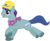 Size: 900x734 | Tagged: safe, artist:sunley, 4-speed, earth pony, pony, g1, g4, bandana, g1 to g4, generation leap, hard hat, male, running, simple background, solo, stallion, transparent background