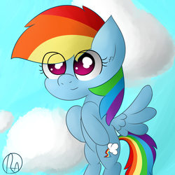 Size: 1280x1280 | Tagged: safe, artist:ratiodaze, rainbow dash, g4, cute, dashabetes