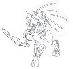Size: 900x853 | Tagged: safe, artist:mixedscales, bionicle, lego, lewa, ponified