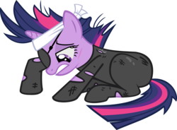 Size: 7977x5872 | Tagged: safe, artist:choopy, twilight sparkle, pony, unicorn, g4, absurd resolution, female, future twilight, lidded eyes, looking down, mare, simple background, solo, transparent background, vector