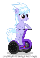 Size: 5000x7300 | Tagged: dead source, safe, artist:psalmie, cloudchaser, pegasus, pony, g4, absurd resolution, bipedal, female, segway, simple background, solo, transparent background, vector