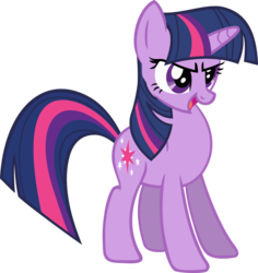 Size: 7543x7990 | Tagged: safe, artist:choopy, twilight sparkle, pony, unicorn, g4, absurd resolution, female, mare, simple background, solo, transparent background, unicorn twilight, vector