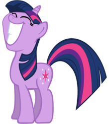 Size: 7000x8000 | Tagged: safe, artist:choopy, twilight sparkle, pony, unicorn, g4, absurd resolution, eyes closed, female, mare, reaction image, simple background, smiling, solo, transparent background, unicorn twilight, vector