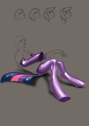 Size: 601x850 | Tagged: safe, artist:latex, twilight sparkle, human, g4, human to pony, male to female, rule 63, transformation, transgender transformation