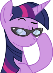 Size: 5779x7996 | Tagged: safe, artist:choopy, artist:megasweet, twilight sparkle, g4, absurd resolution, glasses, simple background, transparent background, vector