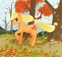 Size: 1024x931 | Tagged: safe, artist:amaiawa, applejack, earth pony, pony, g4, female, solo