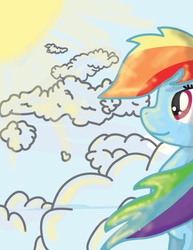 Size: 1913x2476 | Tagged: safe, artist:chikennugets, rainbow dash, pony, g4, female, solo