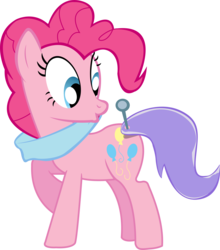 Size: 5501x6248 | Tagged: safe, artist:mowza2k2, pinkie pie, earth pony, pony, absurd resolution, female, mare, pin the tail on the pony, simple background, transparent background, vector