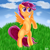 Size: 3000x3000 | Tagged: safe, artist:dragonfoorm, scootaloo, g4, high res