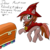 Size: 712x712 | Tagged: safe, artist:snus-kun, discworld, ponified, rincewind, simple background, the luggage, transparent background