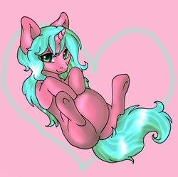 Size: 650x648 | Tagged: safe, artist:sugarcup, oc, oc only, pony, pregnant, solo, underhoof