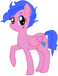 Size: 680x883 | Tagged: safe, artist:invaderdebz, firefly, pegasus, pony, g1, g4, female, g1 to g4, generation leap, simple background, solo, transparent background