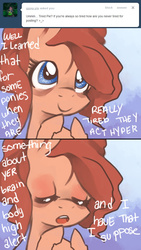 Size: 700x1244 | Tagged: dead source, safe, artist:dhui, pinkie pie, ask tired pie, g4, ask, tired pie