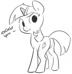 Size: 490x501 | Tagged: safe, artist:php27, twilight sparkle, g4, butt, plot, sketch