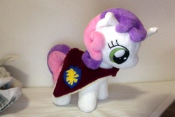 Size: 1080x720 | Tagged: artist needed, safe, sweetie belle, g4, irl, photo, plushie