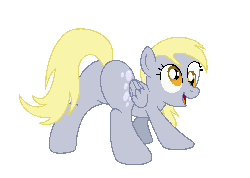 Size: 1050x750 | Tagged: safe, artist:aleximusprime, derpy hooves, pegasus, pony, g4, animated, bubble butt, butt, butt shake, female, mare, plot, shake, simple background, solo, transparent background