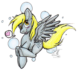 Size: 565x510 | Tagged: safe, artist:feniiku, derpy hooves, pegasus, pony, g4, female, mare