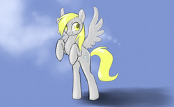 Size: 1434x885 | Tagged: safe, artist:madcookiefighter, derpy hooves, pegasus, pony, g4, duo, female, mare