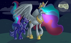 Size: 1200x726 | Tagged: safe, artist:cobracookies, princess celestia, princess luna, g4