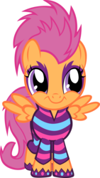Size: 1940x3444 | Tagged: safe, artist:astringe, scootaloo, pony, g4, cute, cutealoo, female, filly, simple background, solo, transparent background, vector
