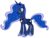 Size: 900x675 | Tagged: safe, artist:myythic, princess luna, alicorn, pony, g4, female, mare, simple background, solo, transparent background, vector, wat