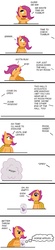 Size: 757x3439 | Tagged: safe, artist:scootaloo009, scootaloo, sweetie belle, g4, comic, cyborg 009, tumblr