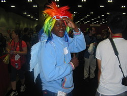 Size: 930x698 | Tagged: safe, rainbow dash, human, g4, cosplay, irl, irl human, photo