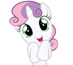 Size: 3500x3100 | Tagged: safe, artist:ethaes, sweetie belle, pony, unicorn, g4, hearts and hooves day (episode), female, filly, hearts and hooves day, high res, open mouth, simple background, solo, transparent background