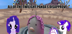 Size: 1277x610 | Tagged: safe, oc, oc only, oc:twilight panda, 3d, meme, mspaintponies, spore, text, tumblr