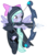 Size: 3059x3531 | Tagged: safe, artist:he4rtofcourage, flitter, pegasus, semi-anthro, g4, armor, arrow, bipedal, bow (weapon), bow and arrow, crossover, dota, dota 2, drow ranger, female, high res, mare, simple background, transparent background, traxex