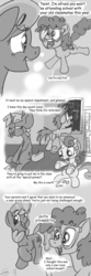 Size: 800x2400 | Tagged: safe, artist:gavalanche, cheerilee, snails, snips, sweetie belle, twist, g4, comic, comic sans, everypony poops, sweetiedumb