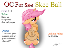 Size: 1280x960 | Tagged: safe, artist:gavalanche, oc, oc only, oc:skee ball, pony, unicorn, back, blushing, butt, looking back, plot, sitting, smiling, solo