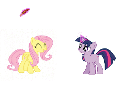 Size: 700x500 | Tagged: safe, artist:ac-whiteraven, fluttershy, twilight sparkle, g4, animated, duo, female