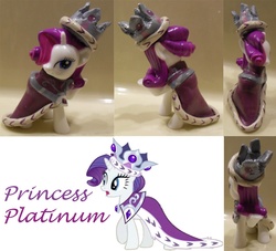 Size: 880x800 | Tagged: safe, princess platinum, rarity, pony, g4, customized toy, irl, photo, sculpture, solo, toy