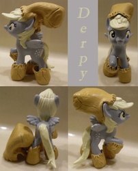 Size: 558x690 | Tagged: safe, derpy hooves, pony, g4, customized toy, irl, photo, sculpture, toy
