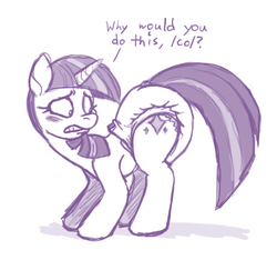 Size: 480x450 | Tagged: safe, artist:moophins, twilight sparkle, pony, unicorn, g4, /co/, 4chan, diaper, diaper fetish, female, horn, non-baby in diaper, poofy diaper, solo, unicorn twilight