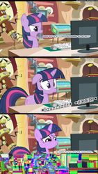 Size: 1920x3401 | Tagged: safe, artist:decoherence, twilight sparkle, g4, comic