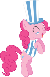 Size: 2801x4274 | Tagged: safe, artist:leopurofriki, pinkie pie, g4, argentina, clothes, hat, shirt, simple background, t-shirt, transparent background