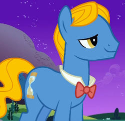 Size: 307x298 | Tagged: safe, screencap, perfect pace, g4, the best night ever, background pony, the master