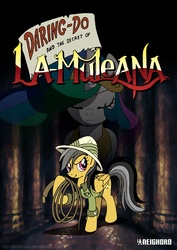 Size: 661x935 | Tagged: safe, artist:schizopie, daring do, princess celestia, g4, la-mulana