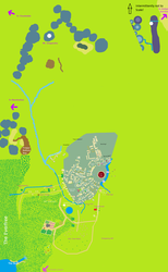 Size: 1382x2250 | Tagged: safe, artist:aurebesh, map, map of ponyville, ponyville, thinking with ponies