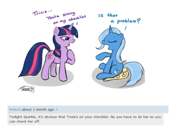 Size: 692x524 | Tagged: safe, trixie, twilight sparkle, g4, female, lesbian, meta, ship:twixie, shipping