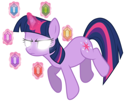 Size: 5080x4173 | Tagged: safe, artist:jennieoo, twilight sparkle, pony, unicorn, g4, absurd resolution, elements of harmony, glowing eyes, show accurate, simple background, transparent background, unicorn twilight, vector