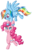 Size: 503x788 | Tagged: safe, artist:dragonmew, pinkie pie, rainbow dash, earth pony, pegasus, pony, g4