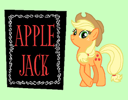 Size: 500x390 | Tagged: safe, artist:hirake! pony key, applejack, g4, hanna barbera, title card, yogi bear