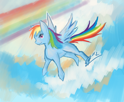Size: 600x494 | Tagged: safe, artist:aerolyx, rainbow dash, pony, g4, female, solo