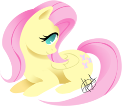 Size: 320x279 | Tagged: safe, artist:aleishadreams, fluttershy, pony, g4, female, solo