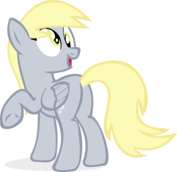 Size: 1532x1481 | Tagged: safe, artist:grinning-alex, derpy hooves, pegasus, pony, g4, butt, female, mare, plot, simple background, solo, transparent background, vector